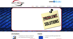 Desktop Screenshot of equitypersonnel.com